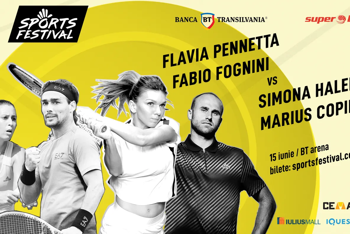 Simona Halep vine la Cluj la SPORTS FESTIVAL  alături de nume grele ale tenisului mondial