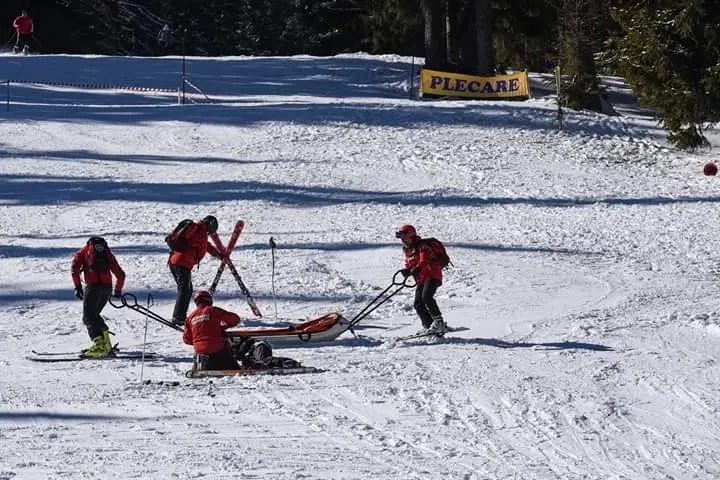 41 de cazuri în care salvamontiștii clujeni au intervenit în luna februarie