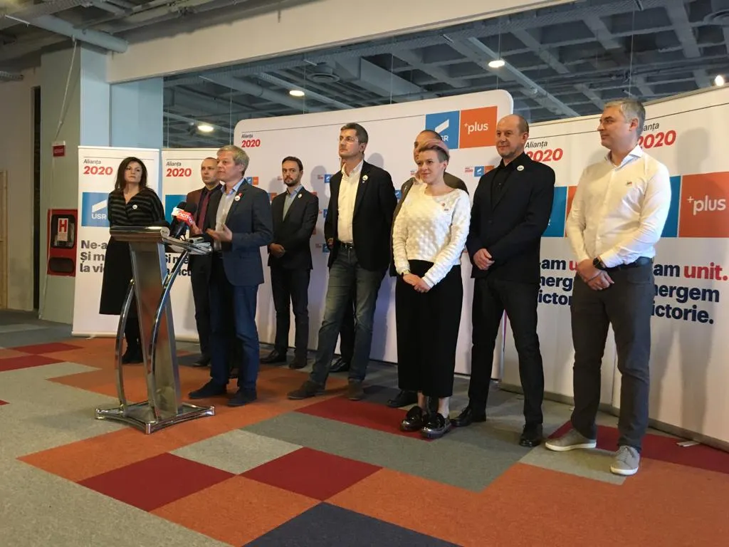 Alianța USR-PLUS a depășit pragul de 400.000 de susținători pentru Parlamentul European