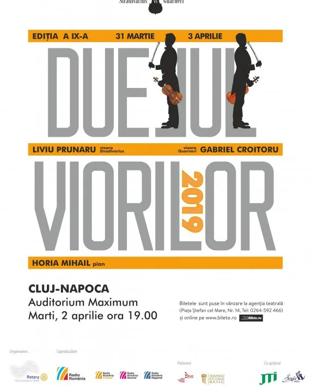 Duel neobișnuit la Cluj. În loc de arme vor fi viori