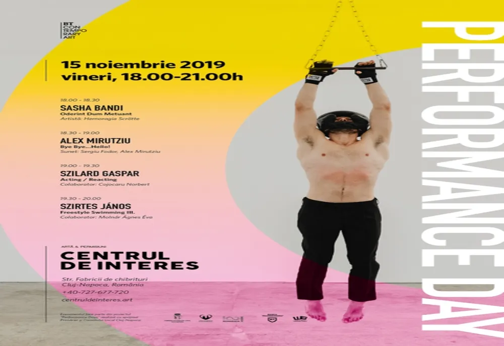 Arte performative la Centrul de Interes: patru artiști din Cluj și Budapesta