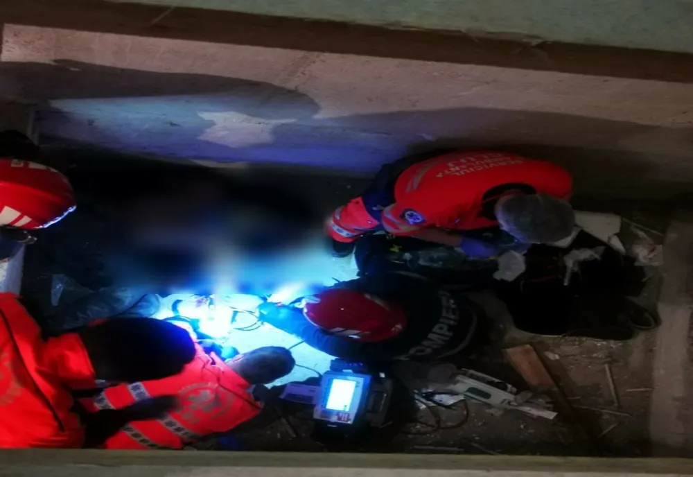 FOTO | Grav accident de muncă în Cluj-Napoca! Un muncitor este în stare gravă după ce a căzut în puţul unui lift