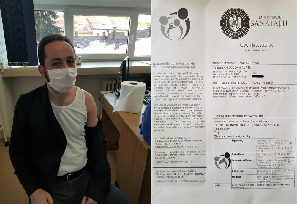 Mesajul unui preot din Cluj care s-a vaccinat împotriva COVID-19: "Ne lepădăm de Hristos prin mândrie, prin invidie, prin neascultare. Dar nu printr-un vaccin"