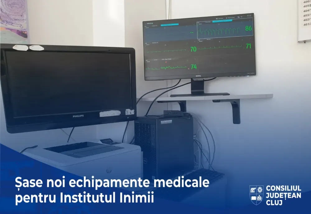 Șase echipamente medicale pentru Institutul Inimii