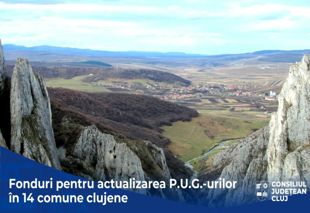 Fonduri pentru actualizarea P.U.G.-urilor în 14 comune clujene