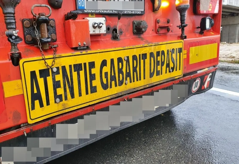 Transport agabaritic pe ruta  Borș PTF – Cluj-Napoca