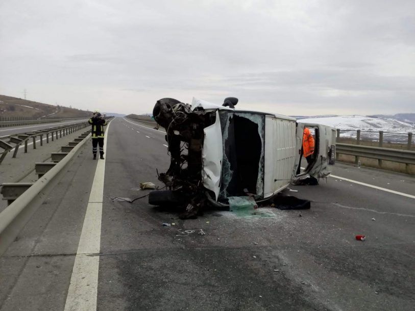 VIDEO | Șoferul care a provocat accidentul de pe Autostrada Transilvania era LIVE pe Facebook