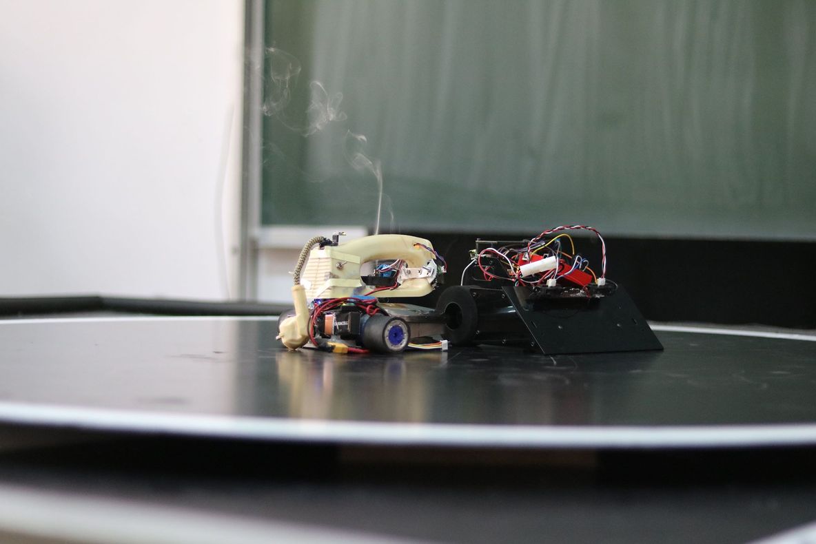 Roboți autonomi, luptători sumo la BattleLab Robotica