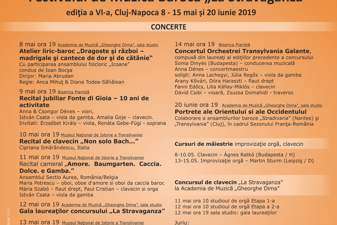 Festivalul de Muzică Barocă „La Stravaganza” la Cluj