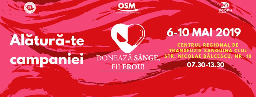 Alătură-te campaniei „Donează sânge! Fii erou!”