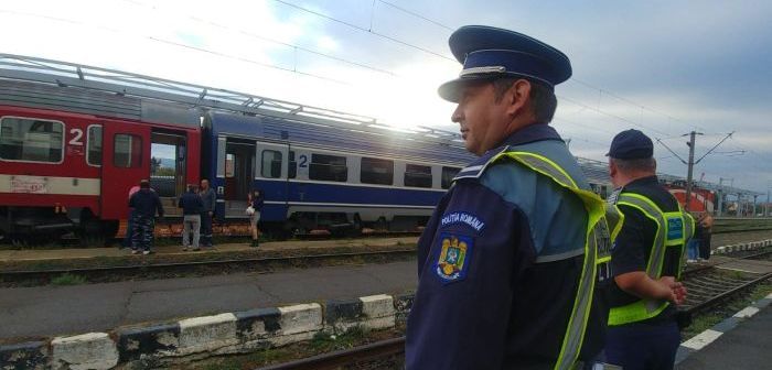 Clean Stations - acţiune a poliţiştilor clujeni în staţiile CFR din Cluj