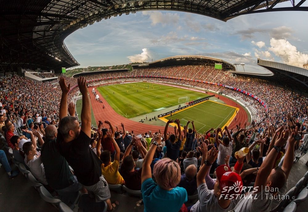 Un deceniu de la prima competiție sportivă pe Cluj Arena