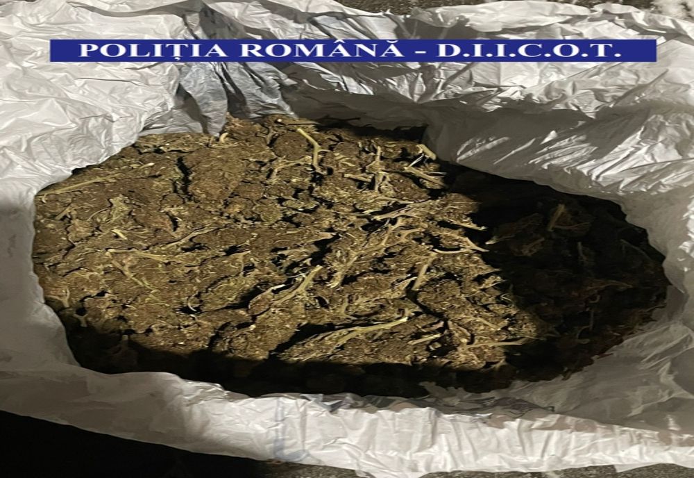 Clujeni reținuți pentru trafic de droguri! Au fost prinşi cu 1,5 kilograme de cannabis (FOTO)