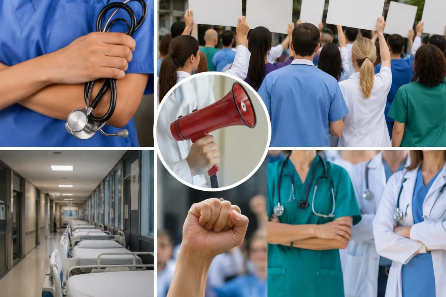 Grevă în peste 500 de spitale din țară, astăzi, de la ora 09:00. Revoltă uriașă față de legea salarizării