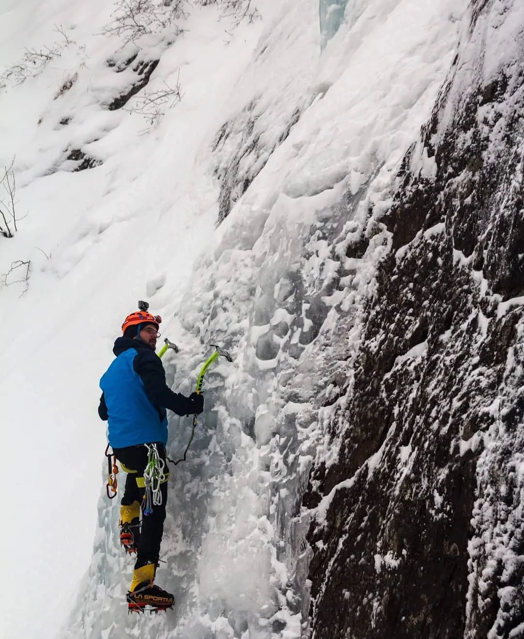 ice climbing