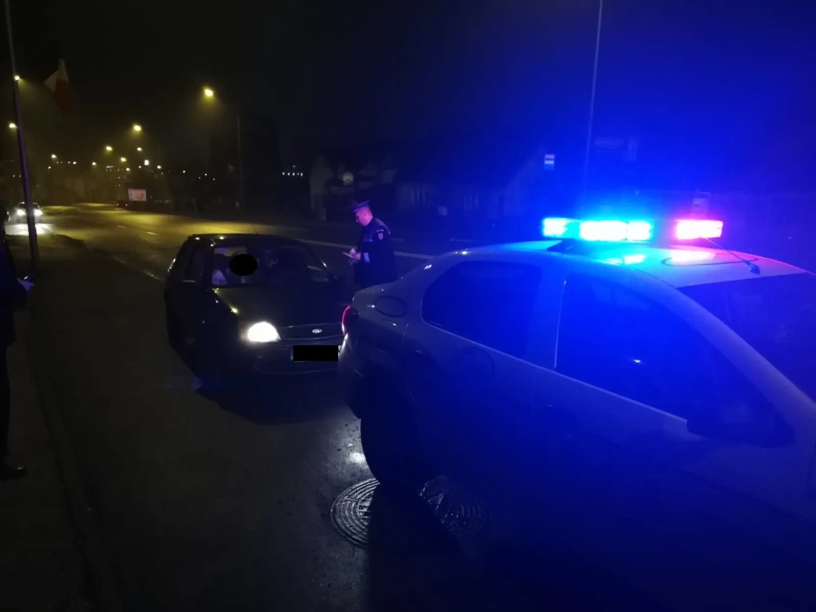 politie noapte