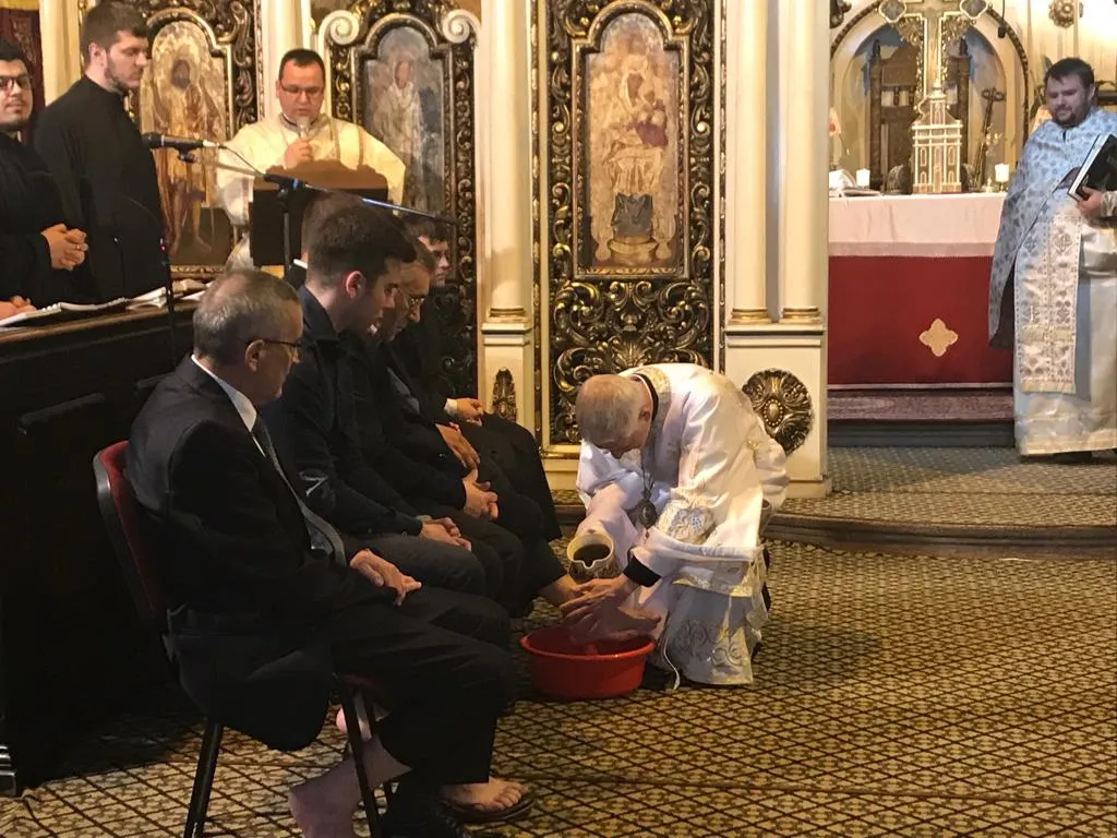 PS Florentin ceremonia spalarii picioarelor