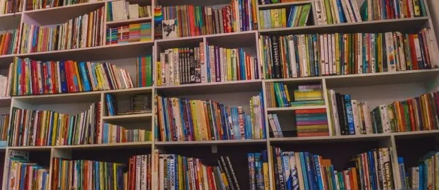 biblioteca colorata