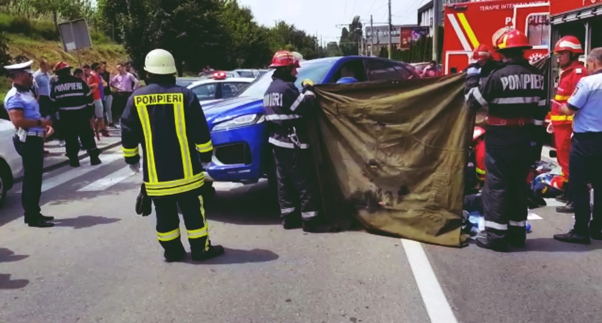 accident cluj campul painii