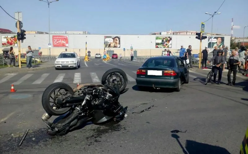 acident motociclist