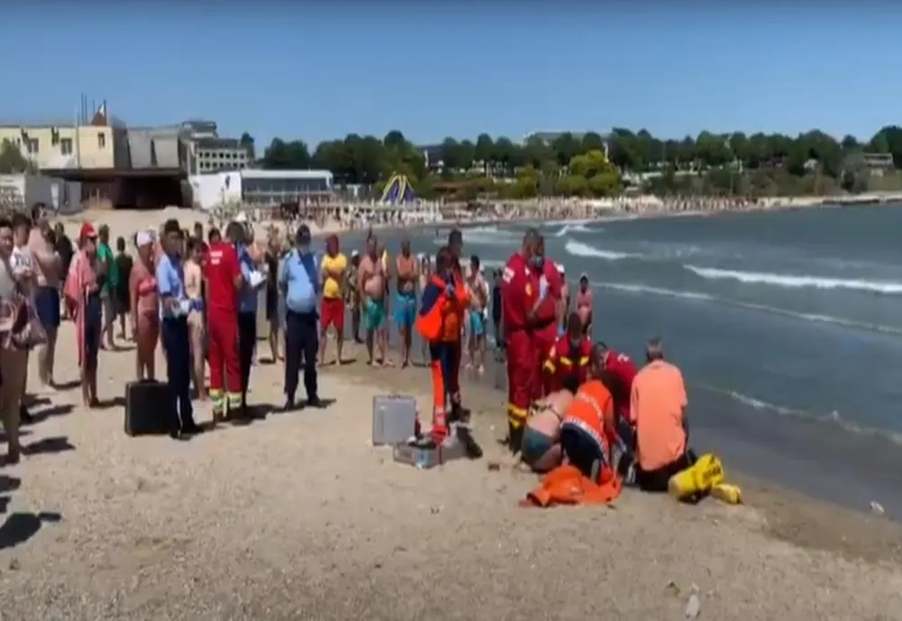 VIDEO | Un bărbat din Cluj a murit înecat în Mangalia