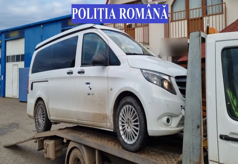 Maşină de 70.000 de euro furată în Germania şi găsită în Huedin! La volan se afla un bărbat din China (FOTO)