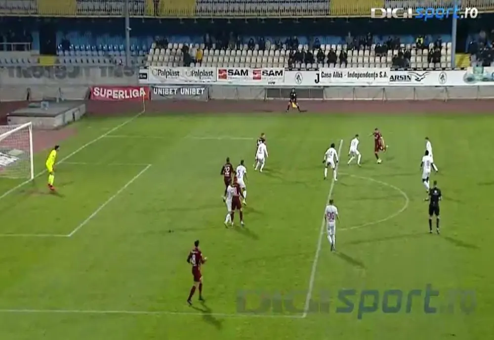VIDEO FC Hermannstadt pierde meciul cu CFR Cluj