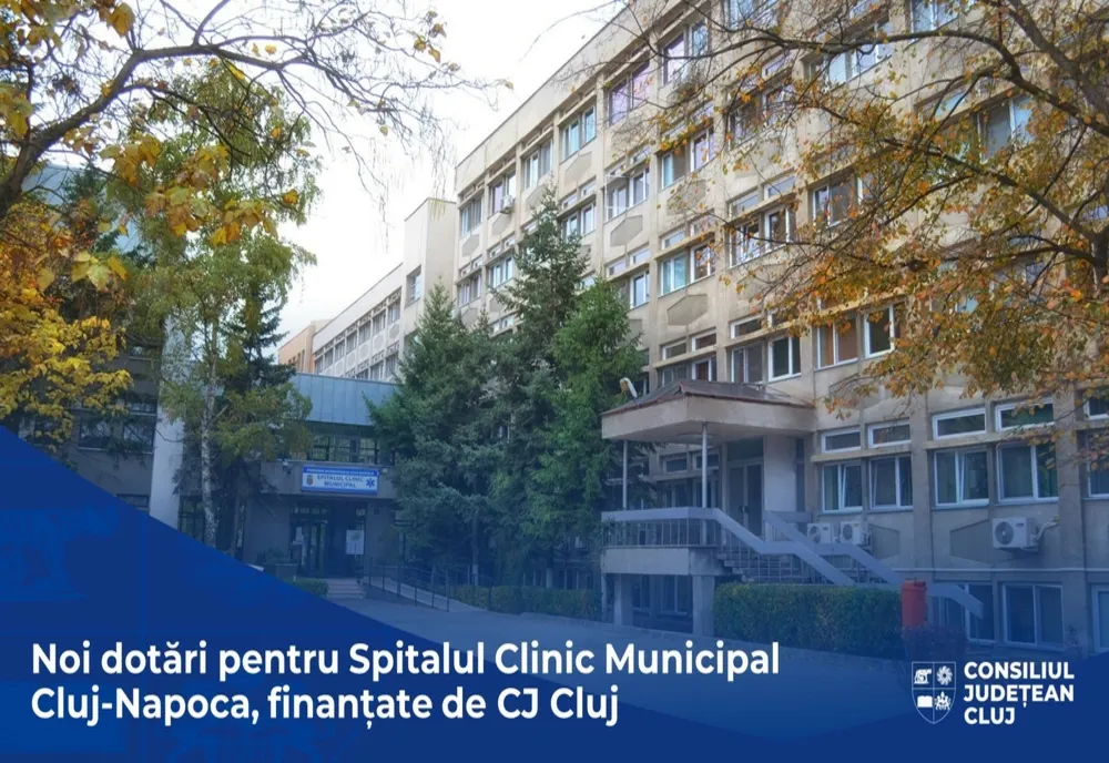 Noi dotări pentru Spitalul Clinic Municipal Cluj-Napoca