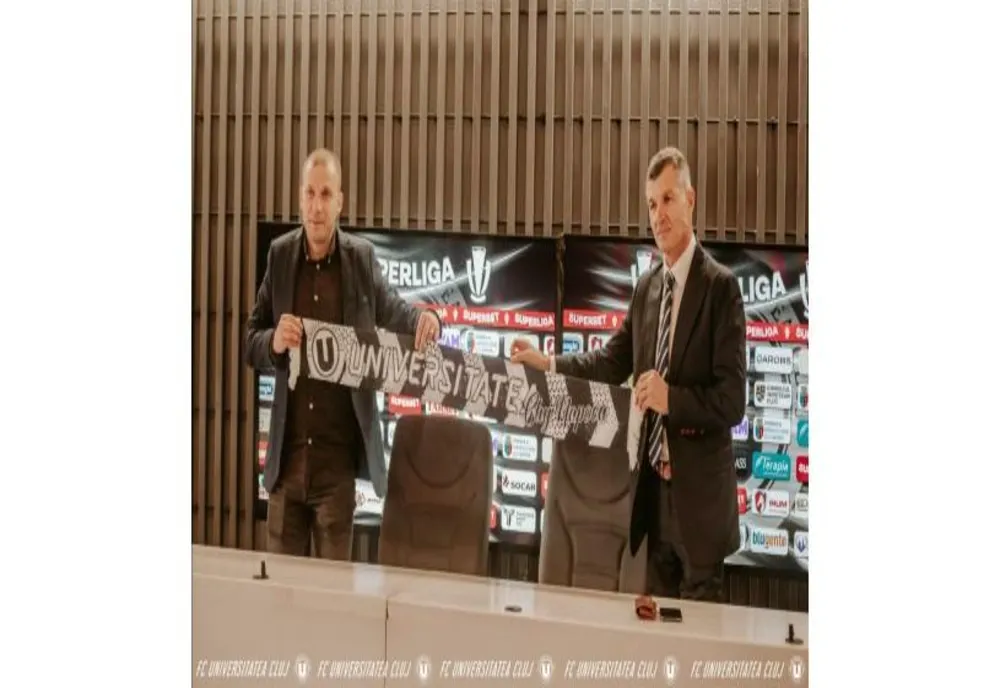 Ioan Ovidiu Sabău prezentat oficial la "U" Cluj