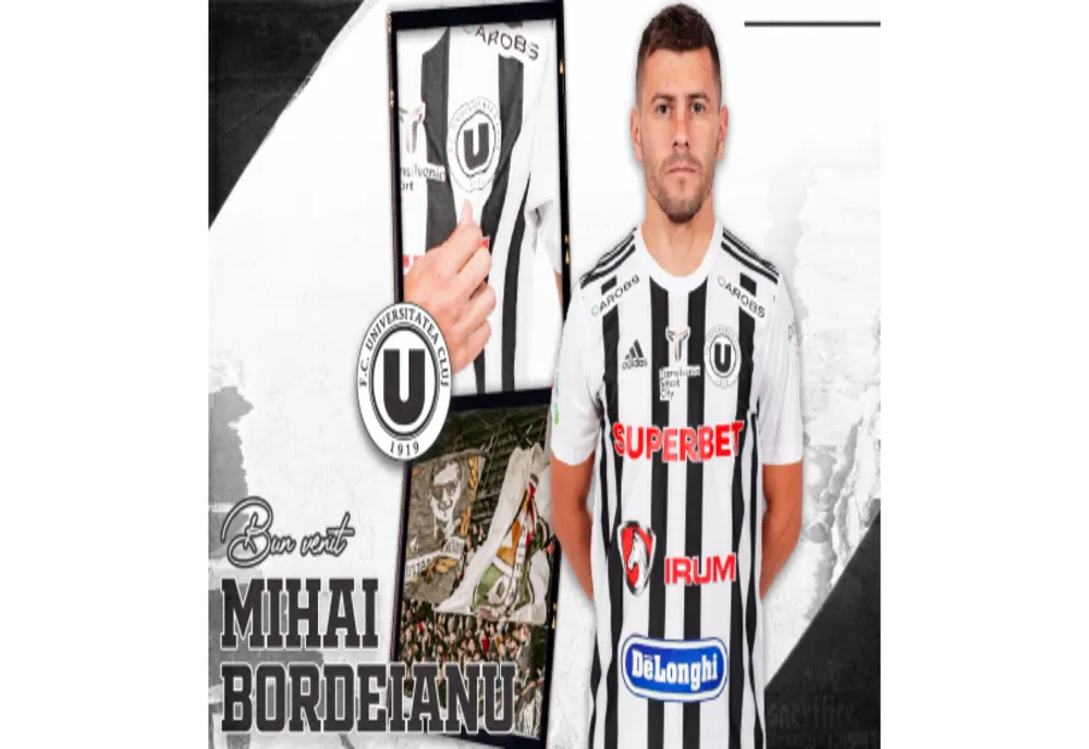 Mihai Bordeianu, un jucător cu cinci titluri ale României în palmares, transferat la ”U” Cluj