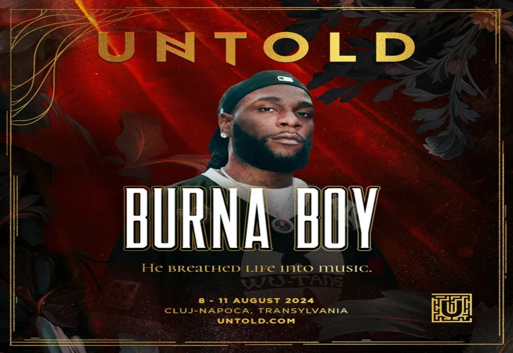 ARTISTUL FENOMEN AL MOMENTULUI, BURNA BOY VINE ÎN PREMIERĂ ÎN ROMÂNIA LA UNTOLD