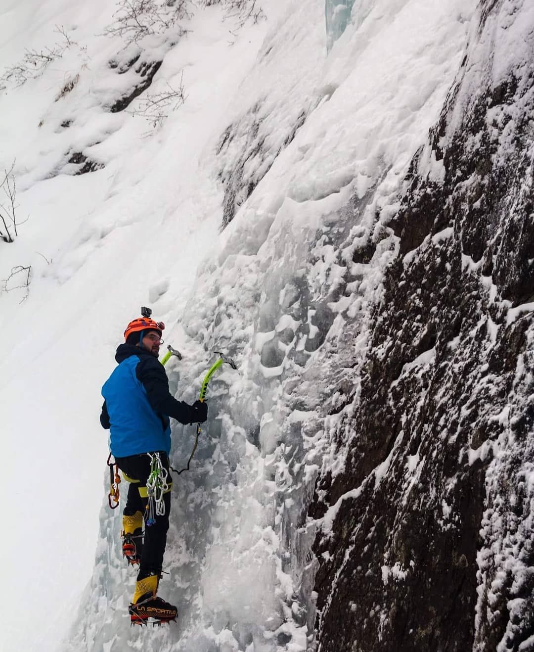ice climbing