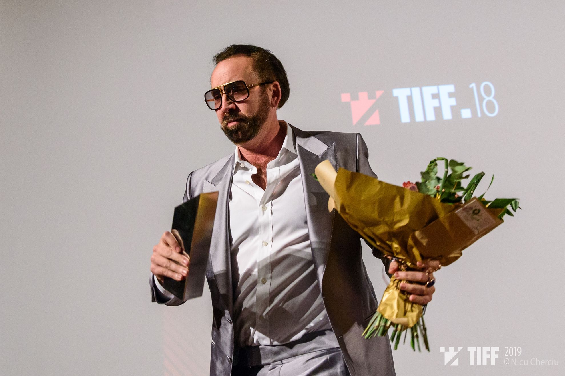 Nicolas Cage, premiat la TIFF 2019 - Foto Nicu Cherciu