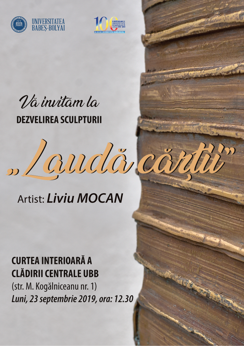 Afiș Laudă cărții