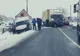 FOTO | Accident mortal în judeţul Cluj! Impact între un autotren, un autoturism şi o autoutilitară