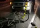 FOTO | Accident: un biciclist a intrat pe contrasens şi a lovit o maşină care circula regulamentar