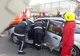 FOTO | Accident în Cluj-Napoca! Două persoane au fost rănite după ce o maşină a intrat pe contrasens