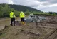 FOTO | Lucrări pentru stoparea eroziunii malului Someșului Mic, în zona conductei magistrale din localitatea Iclod