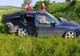 FOTO | Trei maşini implicate într-un grav accident rutier! Un autoturism a "zburat" în şanţ