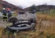 Autoturism răsturnat pe DN 17C! La volan era o tânără de 19 ani