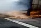 Autocamion cuprins de flăcări pe Autostrada A3