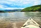 Lacul Gilău din județul Cluj, împânzit de caiace