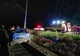 Grav accident în Cluj-Napoca! 4 tineri au fost răniţi după ce au ajuns cu maşina pe şinele de tren şi au lovit un stâlp CFR (FOTO)
