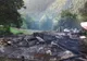 Incendiu violent în apropiere de localitatea Pleasna! Trei anexe gospodăreşti au fost distruse (FOTO)