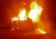 Tragedie într-o localitate din judeţul Cluj! Un bărbat a murit după ce maşina sa a luat foc (FOTO)