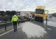 CISTERNĂ RĂSTURNATĂ PE AUTOSTRADA A 10 ÎN ZONA LOCALITĂȚII TURDA