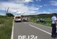 FOTO | Accident în Rugășești! O maşină s-a răsturnat, iar trei persoane au ajuns la spital