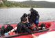 FOTO | Au fost reluate căutările directorului APIA Cluj pe lacul Beliș