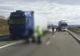 FOTO | Accident bizar pe Autostrada Transilvania! Un pieton a fost lovit mortal de un motociclist