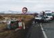 FOTO | Grav accident pe centura Apahidei! Impact între două maşini, una s-a răsturnat